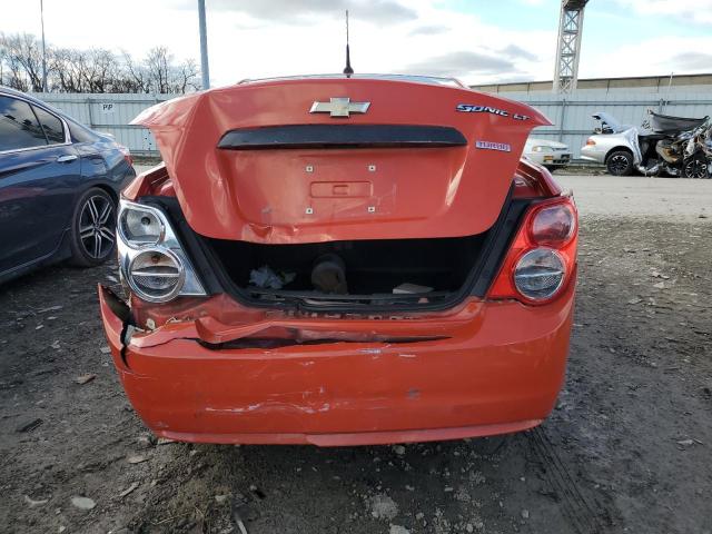 1G1JC5SBXC4214085 - 2012 CHEVROLET SONIC LT ORANGE photo 6