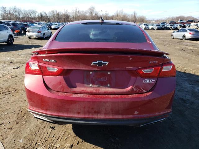1G1ZG5ST9KF192003 - 2019 CHEVROLET MALIBU RS RED photo 6