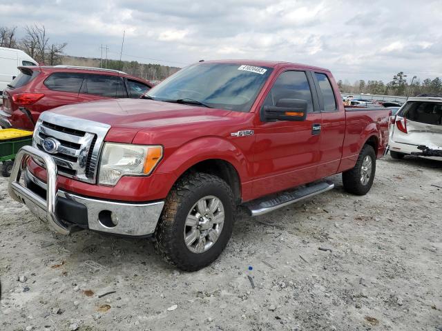 1FTFX1EV1AFC31231 - 2010 FORD F150 SUPER CAB BURGUNDY photo 1