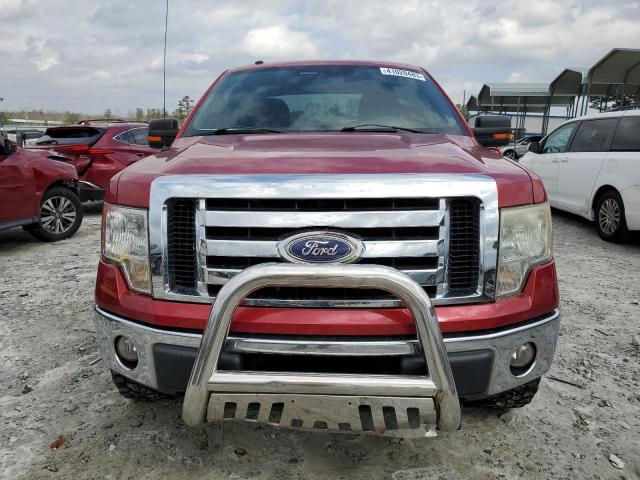 1FTFX1EV1AFC31231 - 2010 FORD F150 SUPER CAB BURGUNDY photo 5