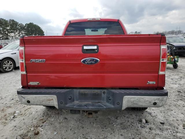 1FTFX1EV1AFC31231 - 2010 FORD F150 SUPER CAB BURGUNDY photo 6