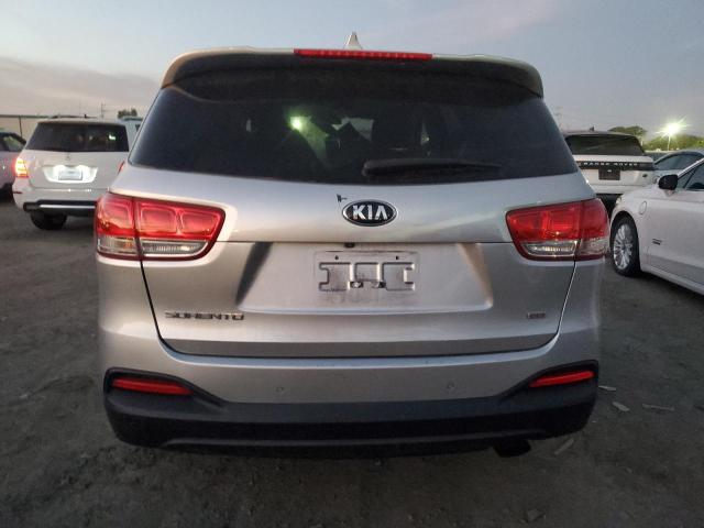 5XYPG4A30GG151788 - 2016 KIA SORENTO LX SILVER photo 6