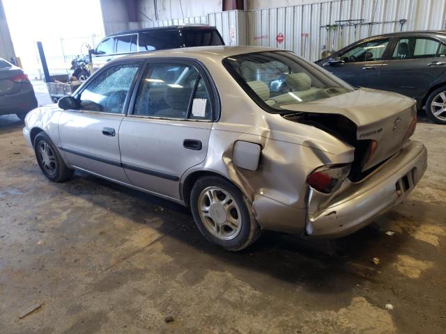 1Y1SK5284WZ400873 - 1998 CHEVROLET GEO PRIZM BASE TAN photo 2