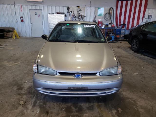 1Y1SK5284WZ400873 - 1998 CHEVROLET GEO PRIZM BASE TAN photo 5