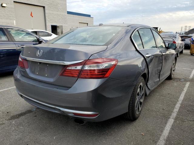 1HGCR2F84GA048635 - 2016 HONDA ACCORD EXL GRAY photo 3