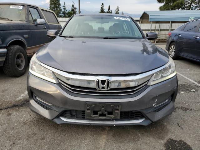 1HGCR2F84GA048635 - 2016 HONDA ACCORD EXL GRAY photo 5