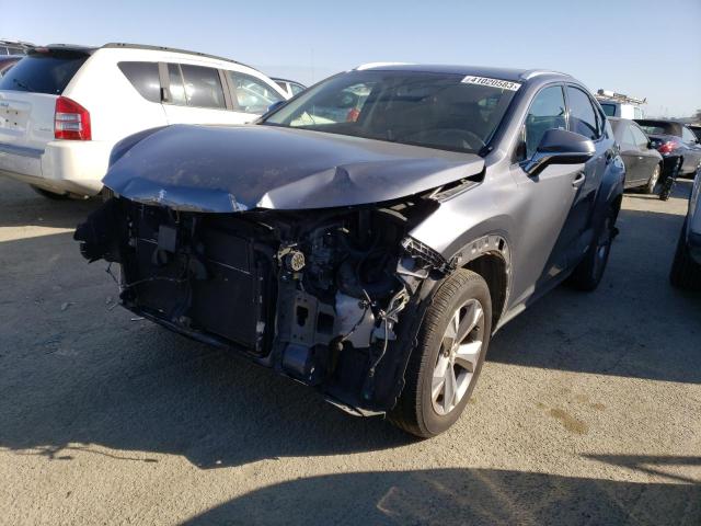 JTJBJRBZ5H2054672 - 2017 LEXUS NX 300H GRAY photo 1