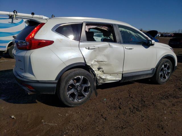 5J6RW2H99HL025178 - 2017 HONDA CR-V TOURING WHITE photo 3