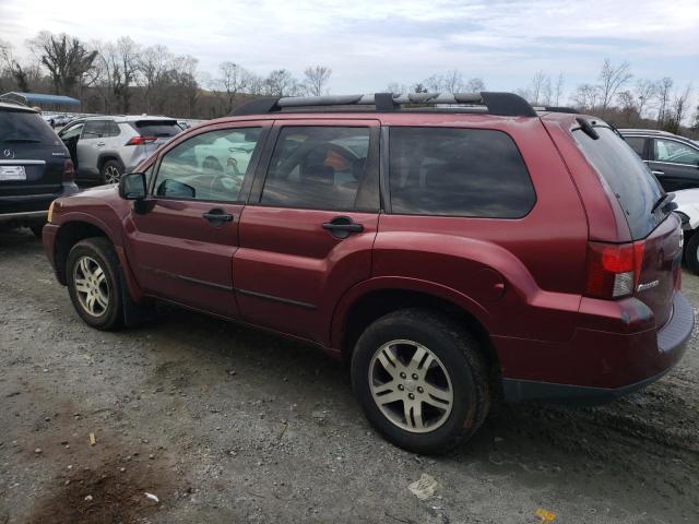 4A4MN21S06E025046 - 2006 MITSUBISHI ENDEAVOR LS BURGUNDY photo 2