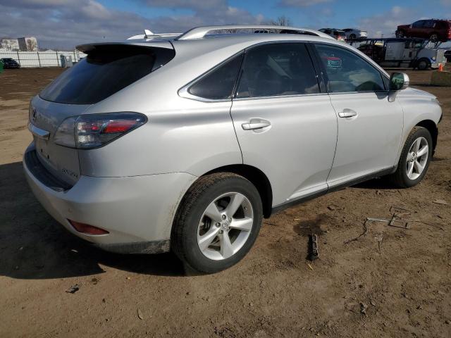 2T2BK1BA4AC078928 - 2010 LEXUS RX 350 SILVER photo 3