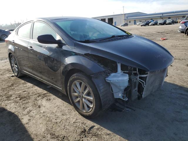 5NPDH4AE7EH533078 - 2014 HYUNDAI ELANTRA SE BLACK photo 4