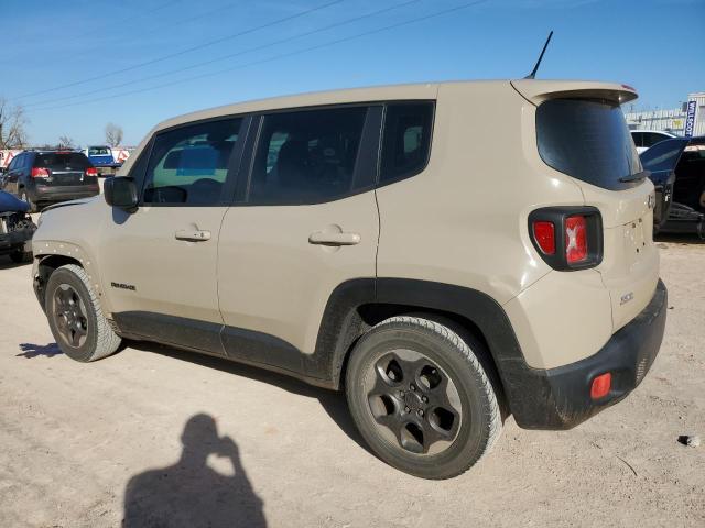 ZACCJAATXGPD20312 - 2016 JEEP RENEGADE SPORT TAN photo 2