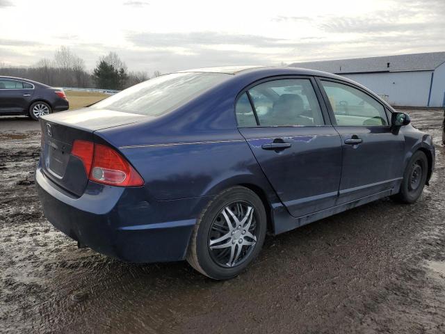 2HGFA16536H515094 - 2006 HONDA CIVIC LX BLUE photo 3