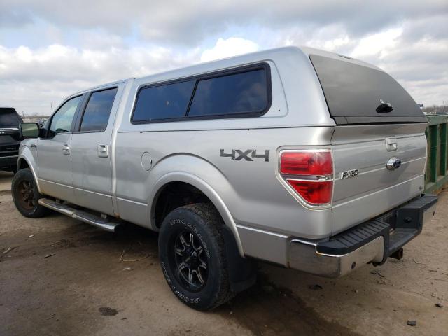 1FTFW1EV9AFD96348 - 2010 FORD F150 SUPERCREW SILVER photo 2
