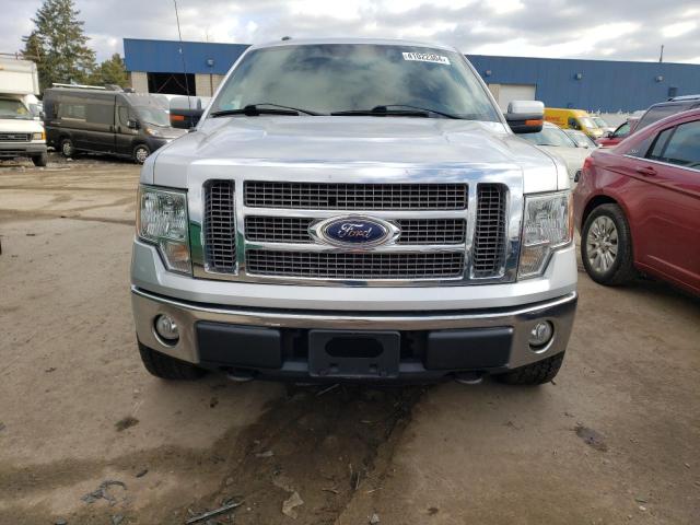 1FTFW1EV9AFD96348 - 2010 FORD F150 SUPERCREW SILVER photo 5