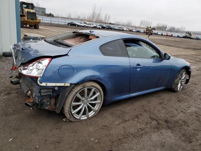 JNKCV64E48M127487 - 2008 INFINITI G37 BASE BLUE photo 3