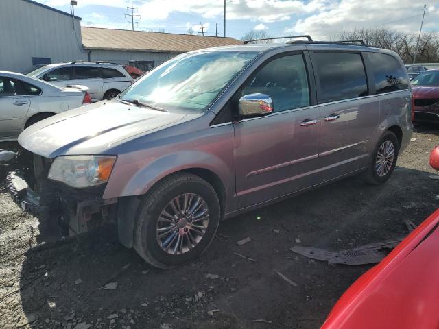 2C4RC1CG3DR778057 - 2013 CHRYSLER TOWN & COU TOURING L SILVER photo 1