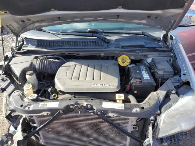 2C4RC1CG3DR778057 - 2013 CHRYSLER TOWN & COU TOURING L SILVER photo 12