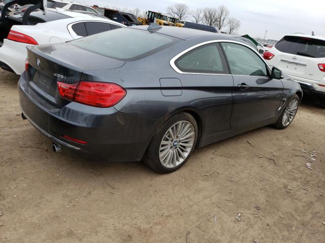 WBA3R5C57EK188872 - 2014 BMW 435 XI GRAY photo 3