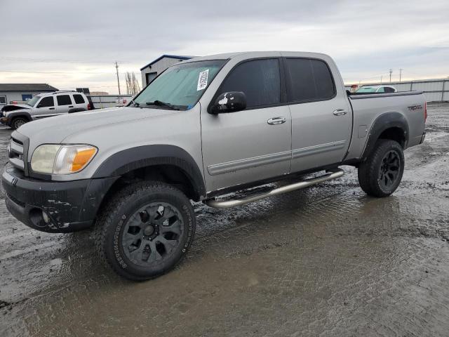 5TBDT44106S510916 - 2006 TOYOTA TUNDRA DOUBLE CAB SR5 SILVER photo 1