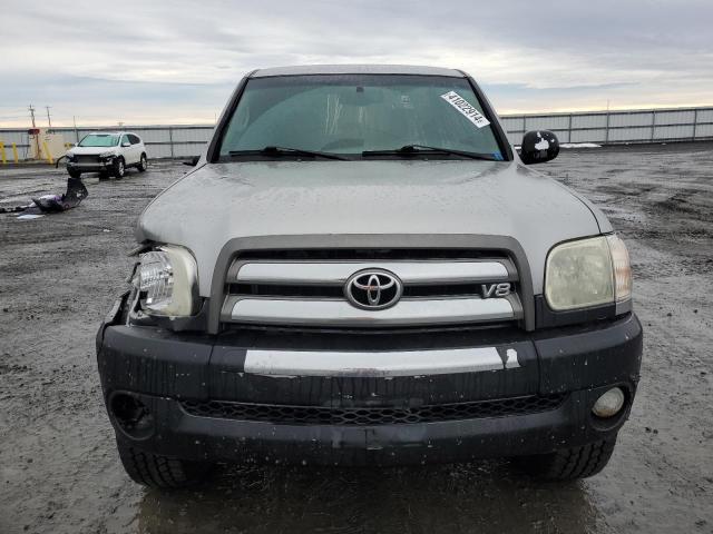 5TBDT44106S510916 - 2006 TOYOTA TUNDRA DOUBLE CAB SR5 SILVER photo 5