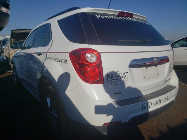 2GNFLGEK4E6239545 - 2014 CHEVROLET EQUINOX LT WHITE photo 2