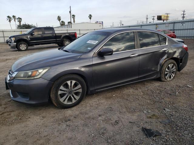 1HGCR2F30EA004195 - 2014 HONDA ACCORD LX SILVER photo 1