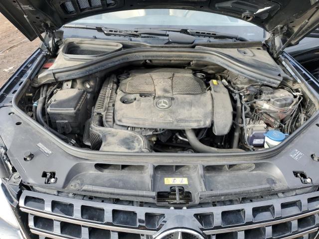 4JGDA5HB9FA460581 - 2015 MERCEDES-BENZ ML 350 4MATIC BLACK photo 11