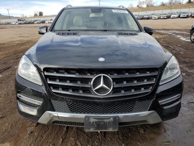 4JGDA5HB9FA460581 - 2015 MERCEDES-BENZ ML 350 4MATIC BLACK photo 5