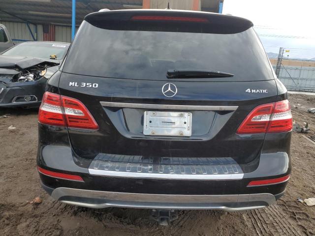 4JGDA5HB9FA460581 - 2015 MERCEDES-BENZ ML 350 4MATIC BLACK photo 6