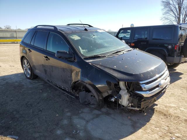 2FMDK3JC2DBA17310 - 2013 FORD EDGE SEL BLACK photo 4