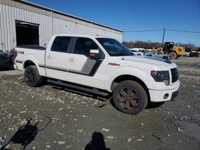 1FTFW1ET1EFA04242 - 2014 FORD F150 SUPERCREW WHITE photo 4