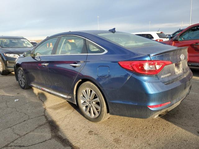 5NPE34AF0HH526957 - 2017 HYUNDAI SONATA SPORT BLUE photo 2