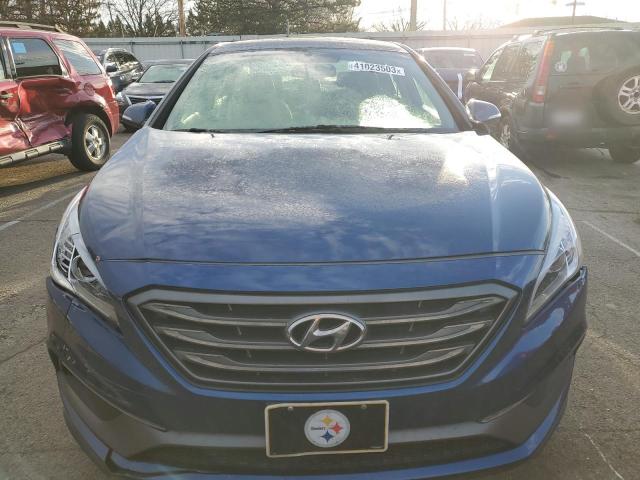 5NPE34AF0HH526957 - 2017 HYUNDAI SONATA SPORT BLUE photo 5