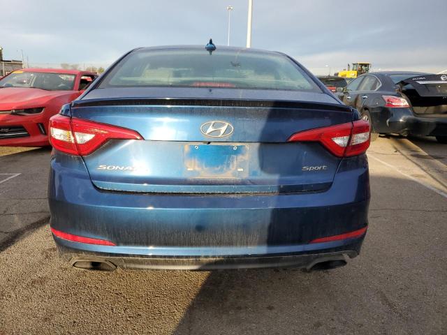 5NPE34AF0HH526957 - 2017 HYUNDAI SONATA SPORT BLUE photo 6