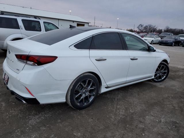 5NPE34AB3KH806280 - 2019 HYUNDAI SONATA LIMITED TURBO WHITE photo 3