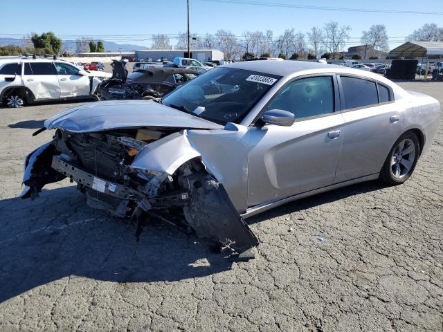 2C3CDXHG5GH149753 - 2016 DODGE CHARGER SXT GRAY photo 1