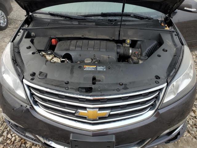 1GNKVHKD1FJ144692 - 2015 CHEVROLET TRAVERSE LT BLACK photo 11