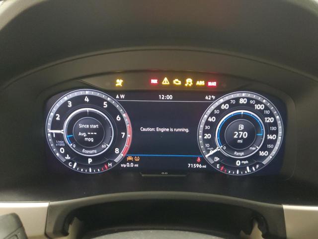 1V2RR2CA9KC507928 - 2019 VOLKSWAGEN ATLAS SEL BLACK photo 9