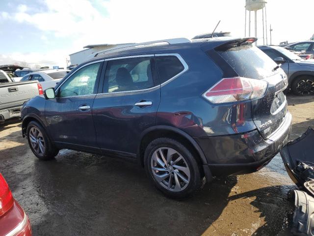 5N1AT2MV9FC798062 - 2015 NISSAN ROGUE S BLUE photo 2