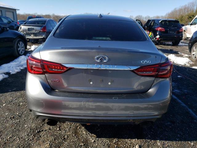 JN1EV7AR3JM430759 - 2018 INFINITI Q50 LUXE CHARCOAL photo 6