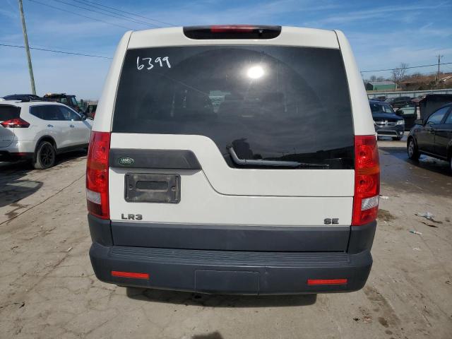 SALAD24426A346399 - 2006 LAND ROVER LR3 SE WHITE photo 6