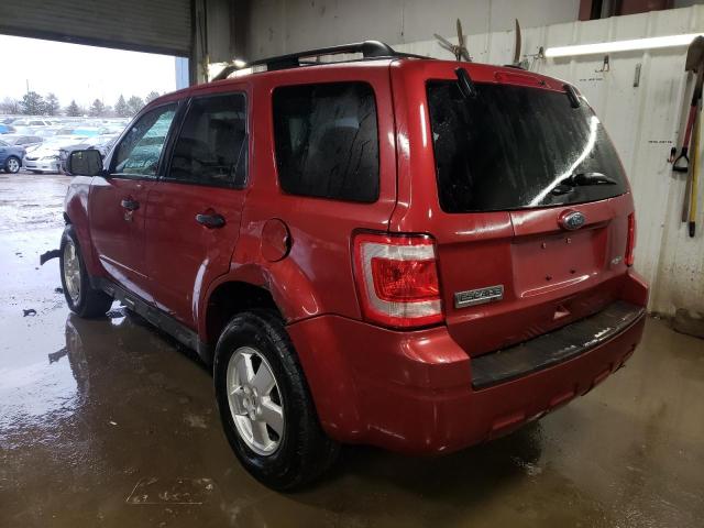 1FMCU0D78CKA38203 - 2012 FORD ESCAPE XLT RED photo 2