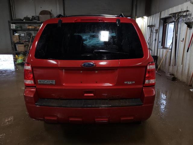1FMCU0D78CKA38203 - 2012 FORD ESCAPE XLT RED photo 6