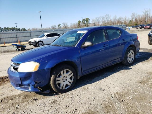 1C3CDZAB3CN275220 - 2012 DODGE AVENGER SE BLUE photo 1