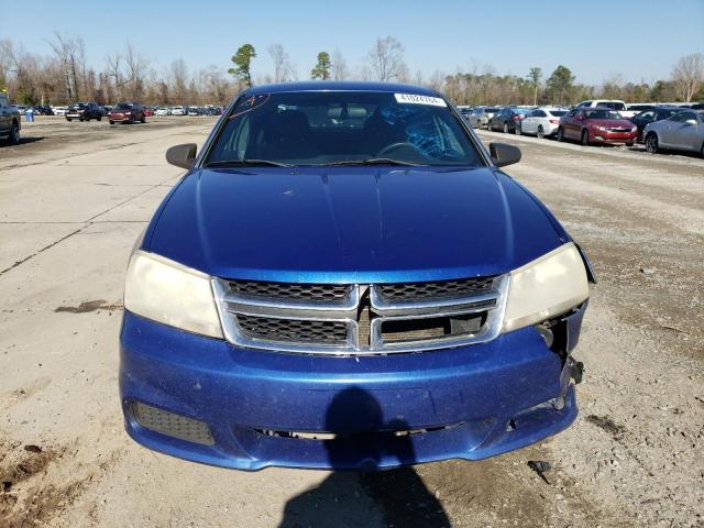 1C3CDZAB3CN275220 - 2012 DODGE AVENGER SE BLUE photo 5