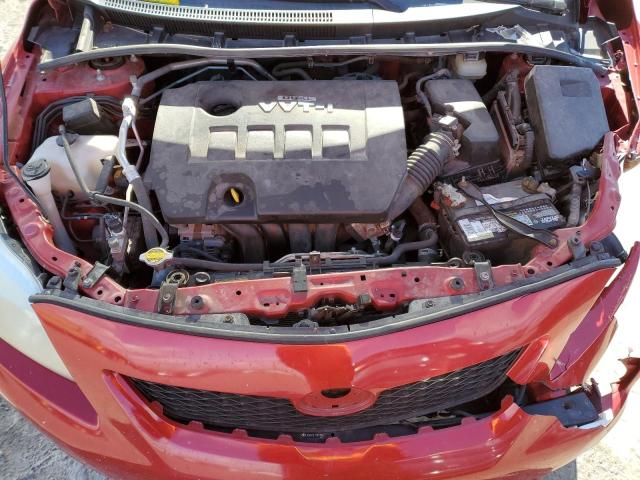 JTDBL40E799019060 - 2009 TOYOTA COROLLA BASE MAROON photo 11