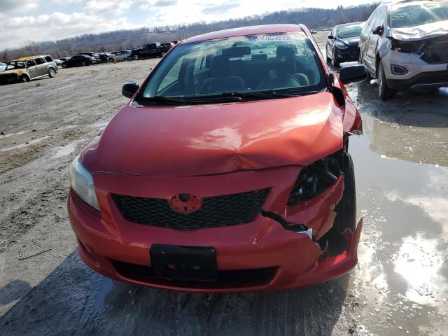 JTDBL40E799019060 - 2009 TOYOTA COROLLA BASE MAROON photo 5