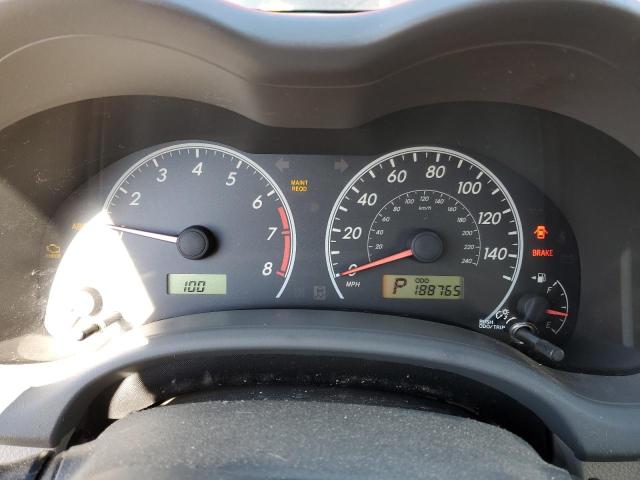 JTDBL40E799019060 - 2009 TOYOTA COROLLA BASE MAROON photo 9