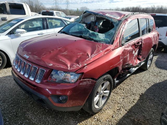 1C4NJDEB3ED817029 - 2014 JEEP COMPASS LATITUDE BURGUNDY photo 1